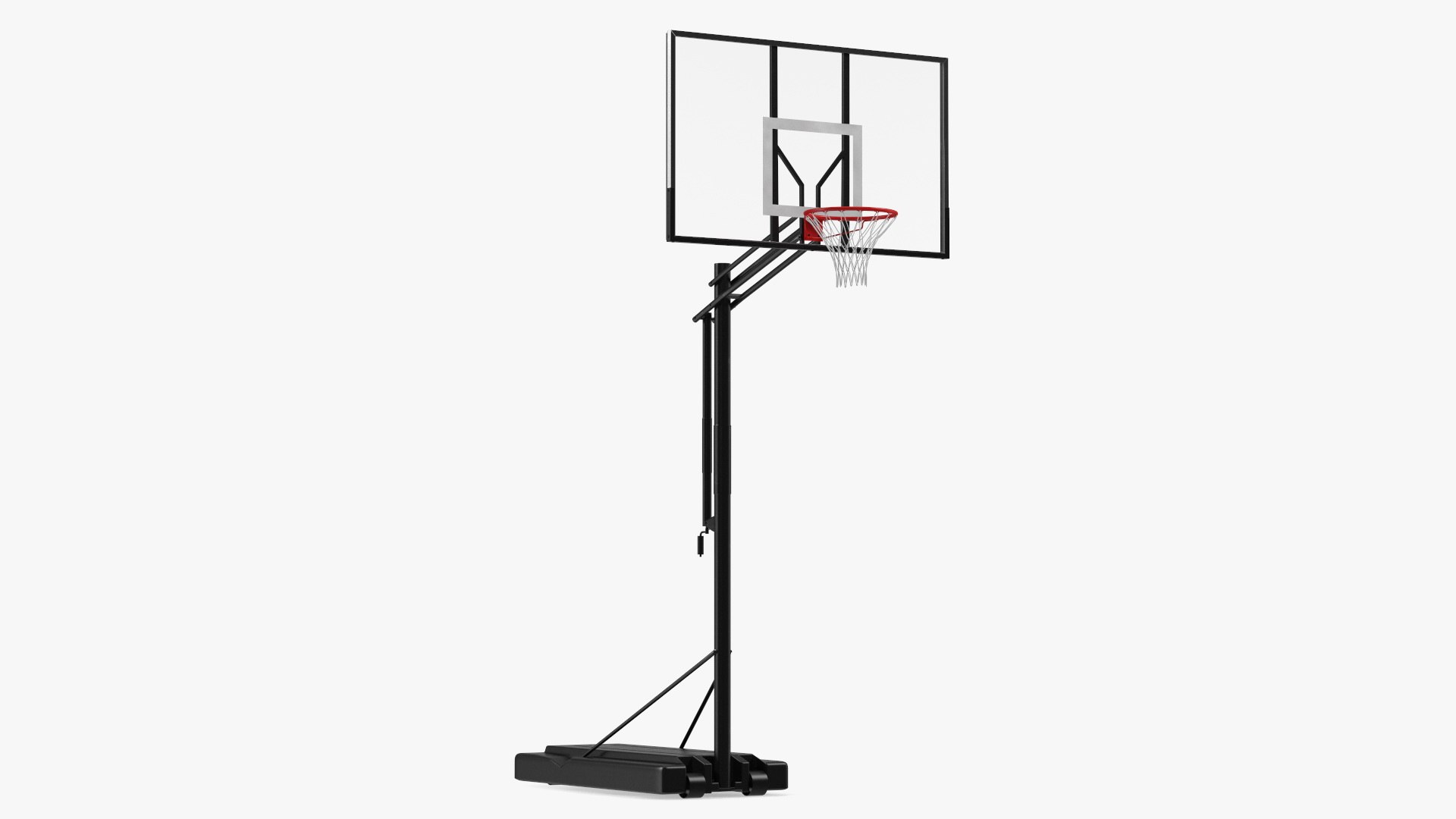 Portable Basketball Hoop Stand with Adjustable Height 3D model preview
