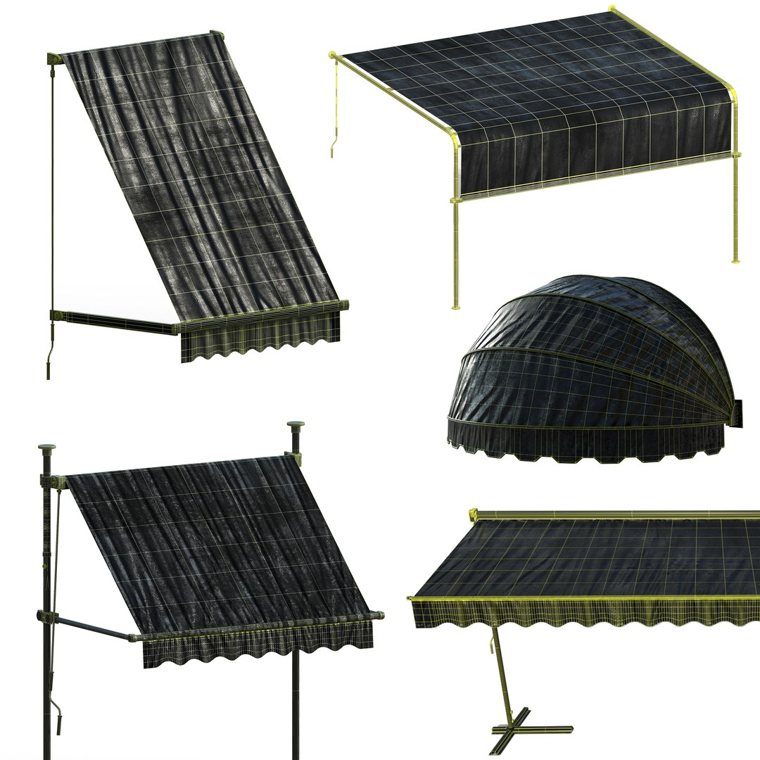 awning collection 3D model https://p.turbosquid.com/ts-thumb/vz/T2oHa4/Wh/prevew06/png/1646717706/1920x1080/fit_q87/773fbe974bfe6d6ba2095f4c670c3df91f544c13/prevew06.jpg