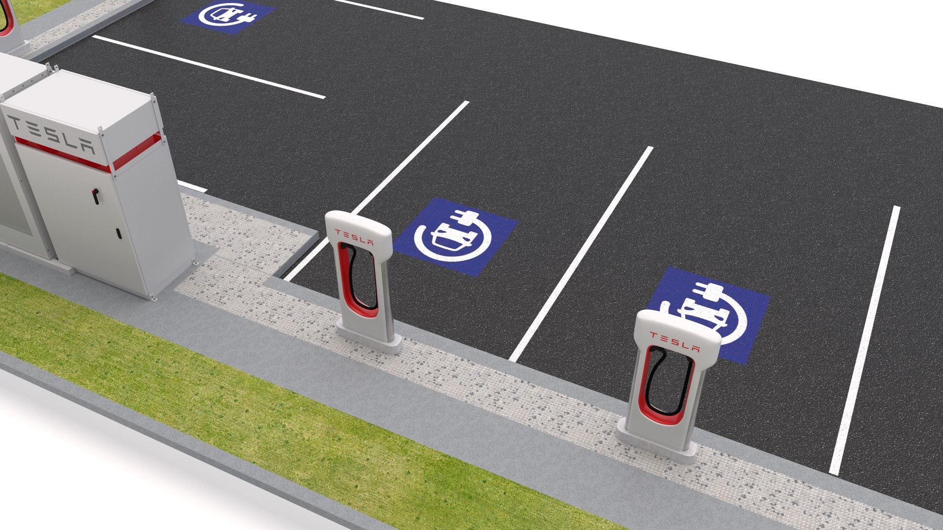 3D Tesla Supercharger Station model https://p.turbosquid.com/ts-thumb/vz/WpC3Xi/NX/teslasuperchargerstation3/png/1705315170/1920x1080/fit_q87/6a24c10d649e164e8aa83242b34eba3bdd571309/teslasuperchargerstation3.jpg