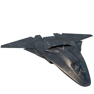 Concept futuristic fighter