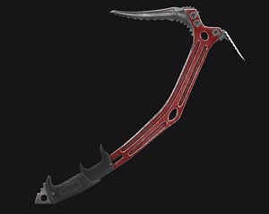 Ice Climbing Axe 3D Model VR / AR / low-poly 3D model(1)