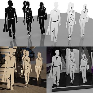 human outlines