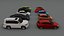 collection of 10 low poly cars