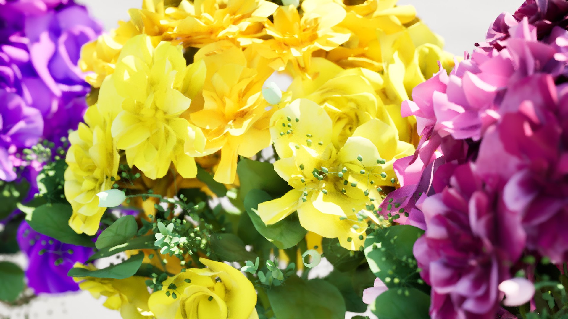3D Realistic Flower Bouquet Asset https://p.turbosquid.com/ts-thumb/vz/oshOFw/wa/highresscreenshot00006/jpg/1722113302/1920x1080/fit_q87/ed1989d6199d10e6f781655d186e66c7b3a65aba/highresscreenshot00006.jpg