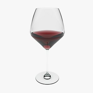 Wine Glass Red Pinot Noir-03 3D model