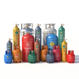 3D gas cylinders