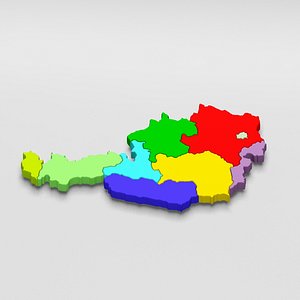 Austria federal map