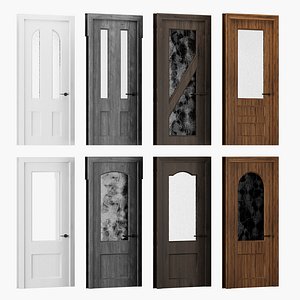 Door collection 40 pieces 3D model