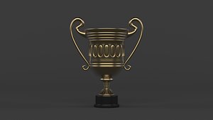 3D Trophy Cup Collection model