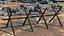 Cheval de Frise Barbed Wire Fence Old