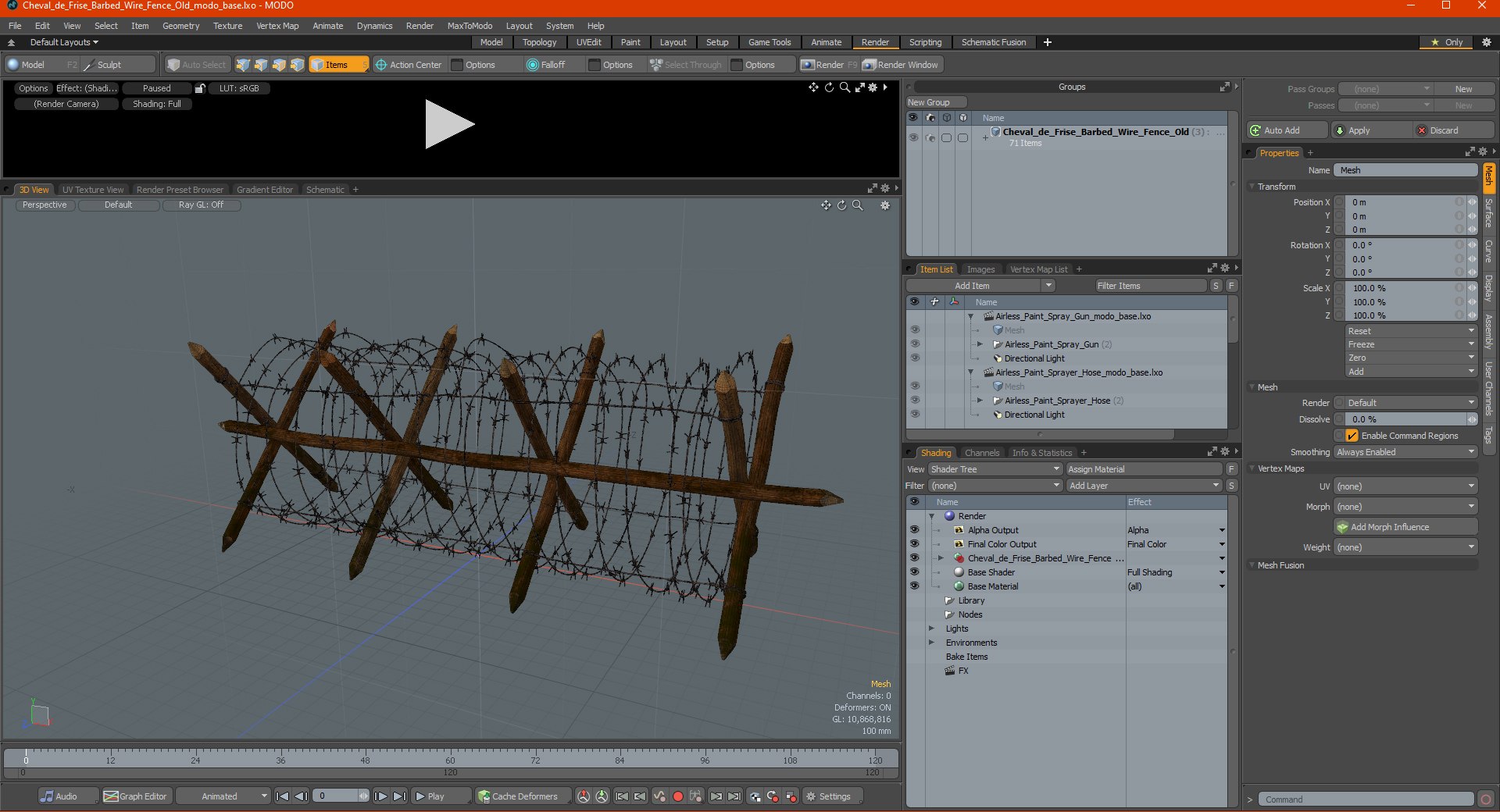 Cheval de Frise Barbed Wire Fence Old 3D https://p.turbosquid.com/ts-thumb/w0/3dVk2o/4f/chevaldefrisebarbedwirefenceoldc4dmodel026/jpg/1617735849/1920x1080/fit_q87/192958f7afbc34be34e66f4995b0a6ff61a98235/chevaldefrisebarbedwirefenceoldc4dmodel026.jpg