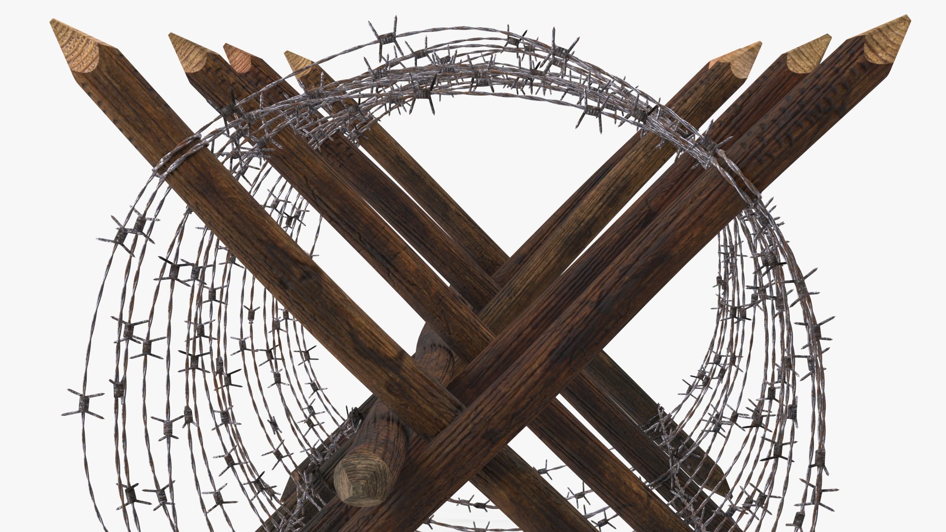 Cheval de Frise Barbed Wire Fence Old 3D https://p.turbosquid.com/ts-thumb/w0/3dVk2o/S3/chevaldefrisebarbedwirefenceoldc4dmodel016/jpg/1617735747/1920x1080/fit_q87/ad62de1dc9f534c62beaa6b68aa3d1657a254c4e/chevaldefrisebarbedwirefenceoldc4dmodel016.jpg
