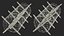 Cheval de Frise Barbed Wire Fence Old