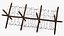 Cheval de Frise Barbed Wire Fence Old