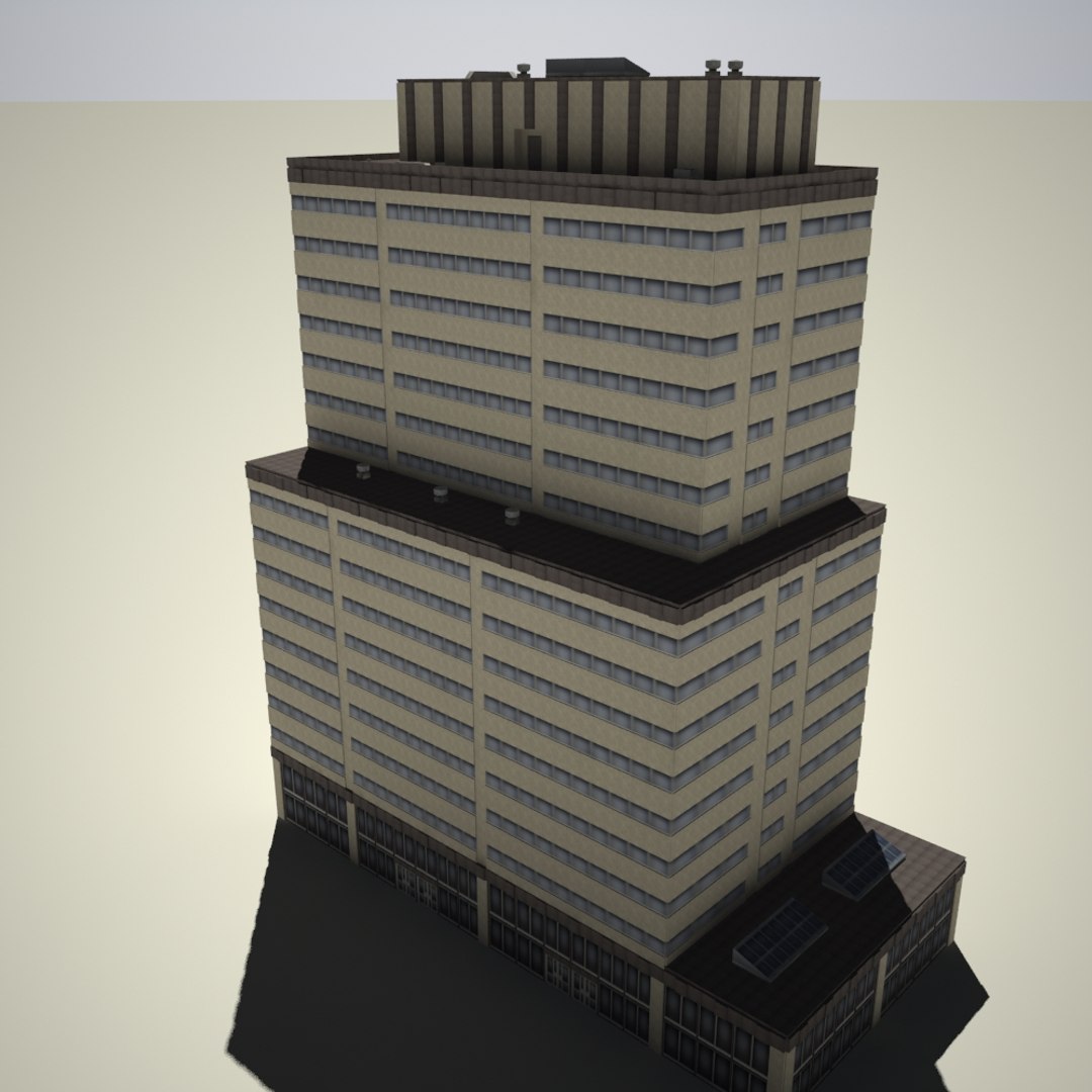 3d model city building