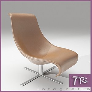 living room armchair 3d model