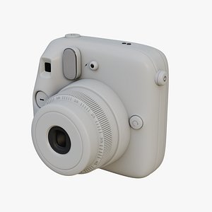 3D model Matte White Instant Camera