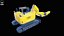 3D model Generic Compact Tunnel Excavator