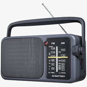 Transistor Radio Gameready PBR