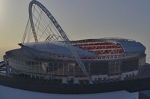3d model architectural london stadium build
