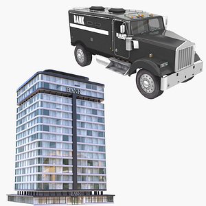Bank Armored Car and Bank