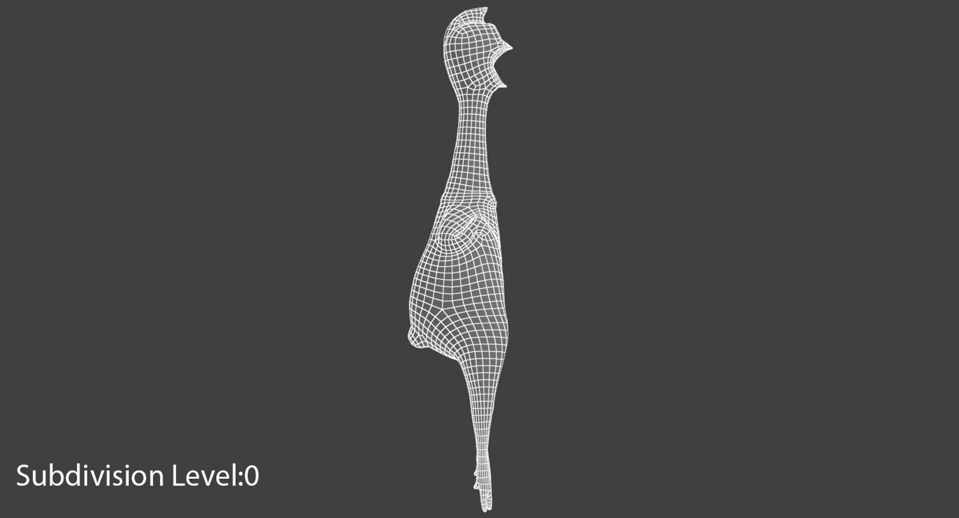 3D rubber chicken model TurboSquid 1394669