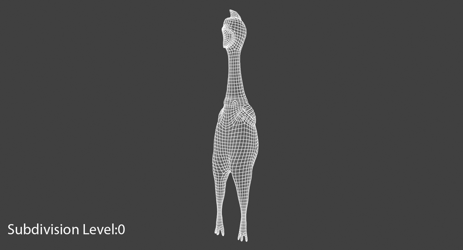 3D rubber chicken model TurboSquid 1394669