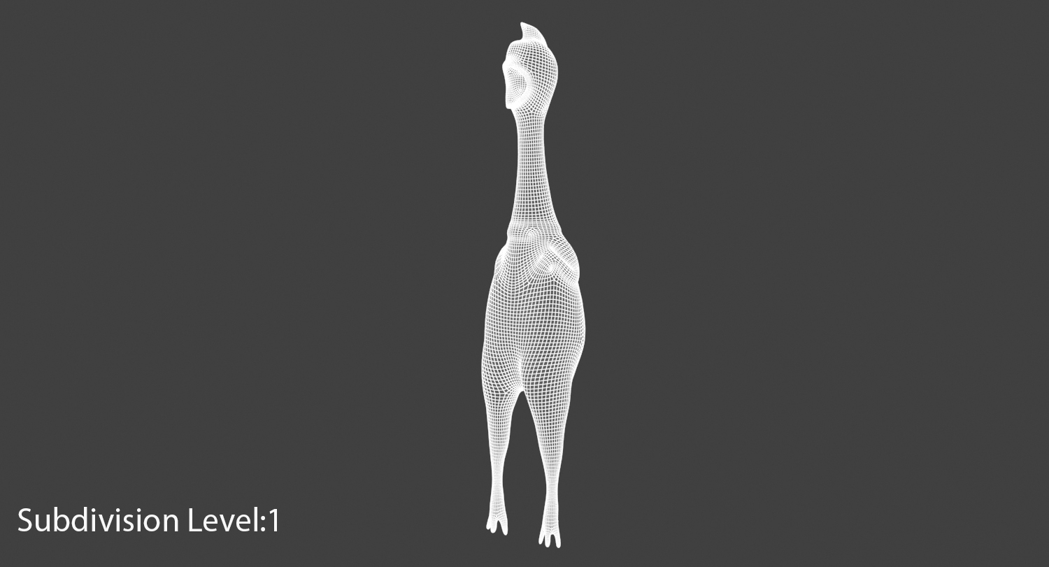 3D rubber chicken model TurboSquid 1394669