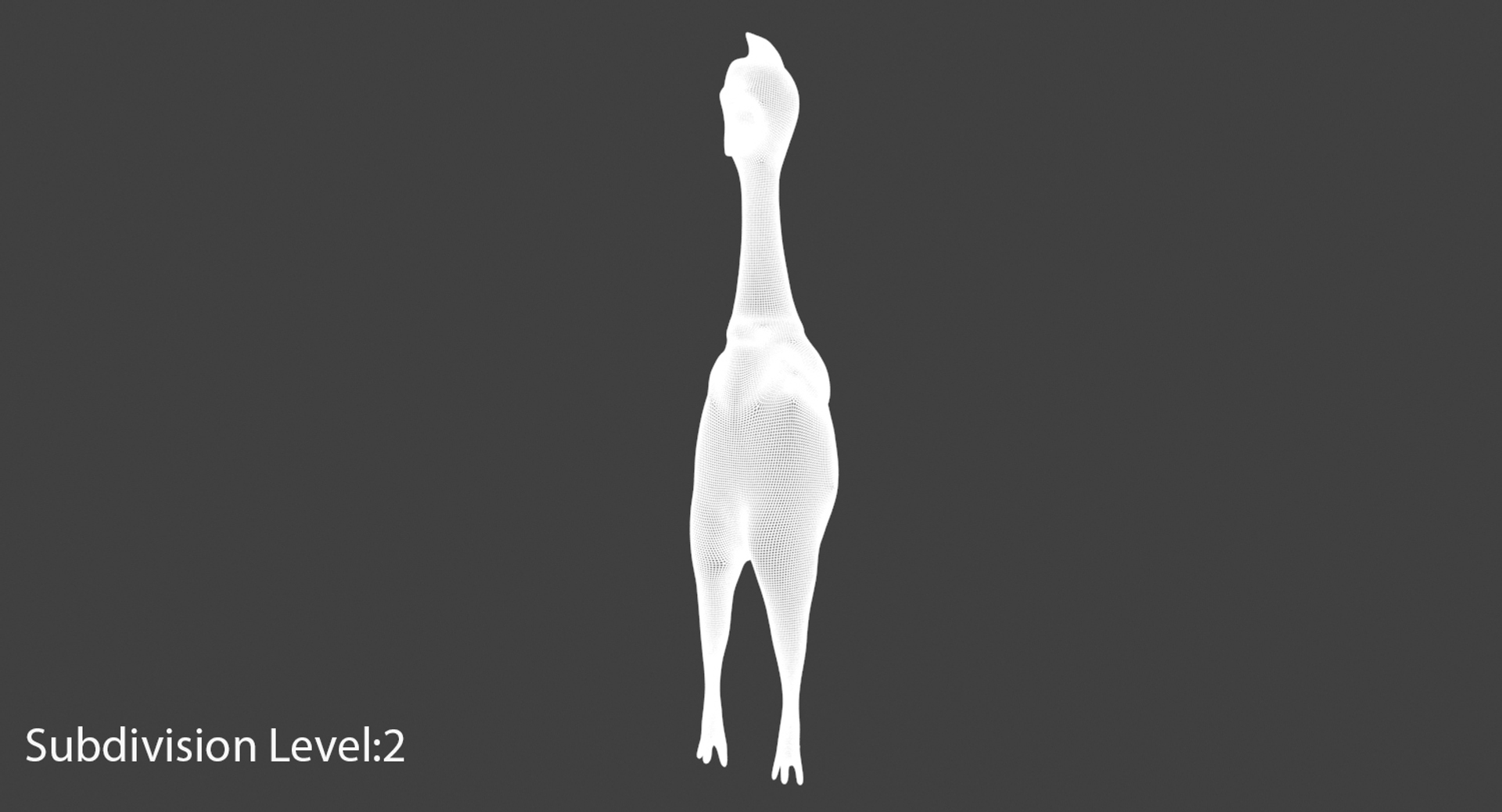 3D rubber chicken model TurboSquid 1394669