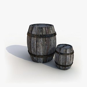 Barrel low poly