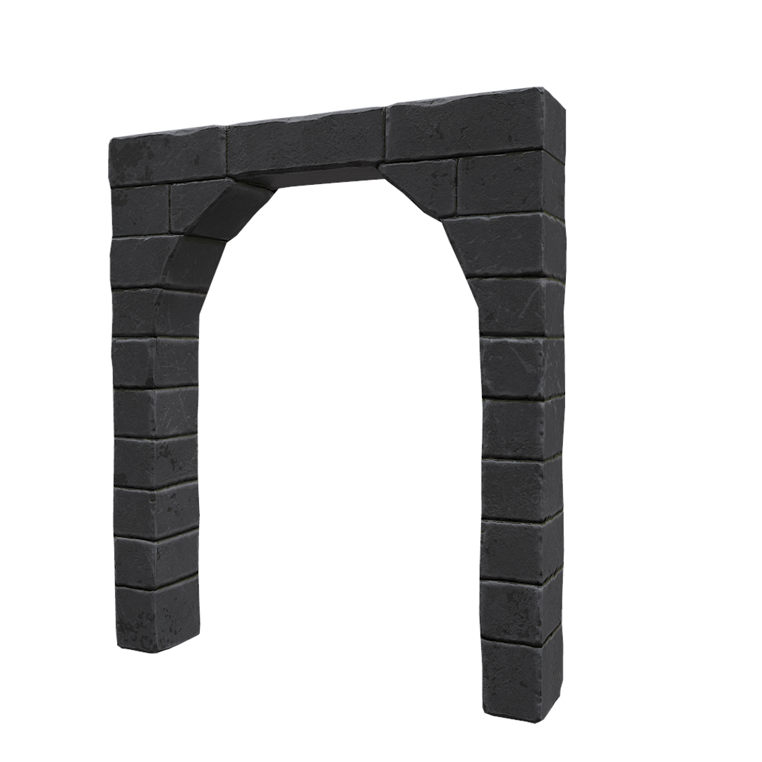 3d Model Stone Arch