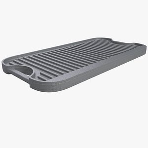 3d model iron grill griddle
