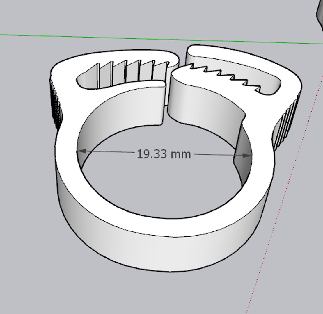 thumbnail image 2 of SNP18A10C2 - Snapper Hose Clamp .78in –.93in Bun. Dia POM 2 of 14