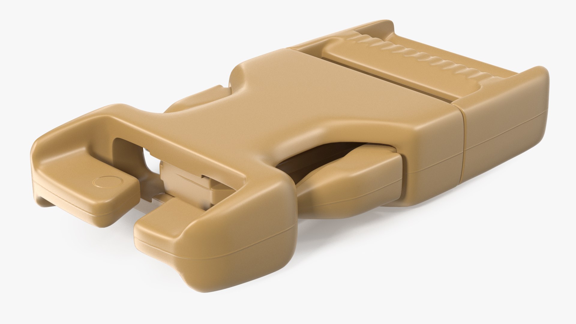 Quick Release Plastic Buckle 3D model preview