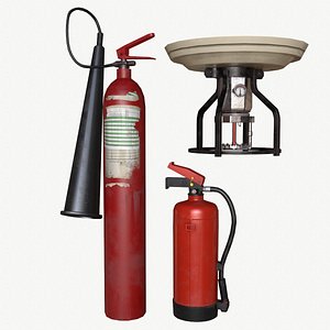 Fire equipment collection 01 PBR