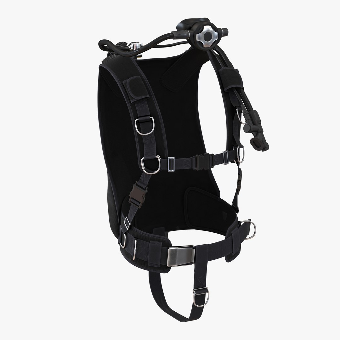 Diving Equipment 3 3D model preview