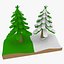 3D pine tree