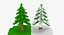 3D pine tree
