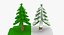 3D pine tree