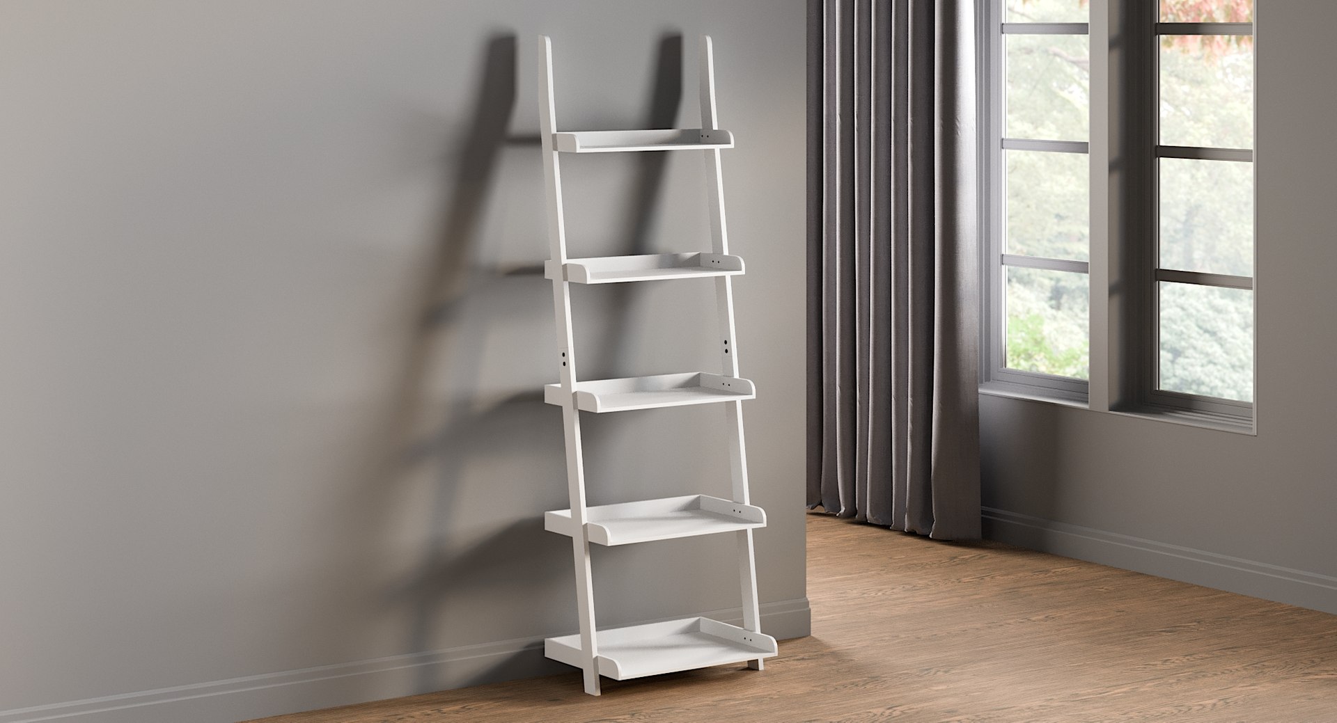 3D model realistic rack ladder bookcase https://p.turbosquid.com/ts-thumb/w0/QVySOE/G0FTXbvd/_view01/jpg/1582040166/1920x1080/fit_q87/6d9f82dc78a841789f9c9ee269c57e9d365ee68c/_view01.jpg