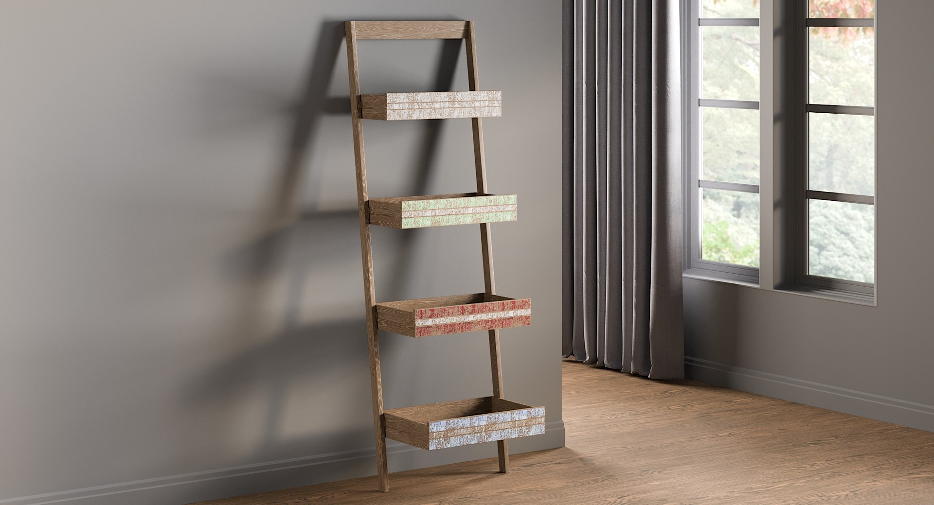 3D model realistic rack ladder bookcase https://p.turbosquid.com/ts-thumb/w0/QVySOE/OeD0kGwe/_view01/jpg/1582040116/1920x1080/fit_q87/2683f8f6f7dcae1253a34ce55541b60ce41630d6/_view01.jpg