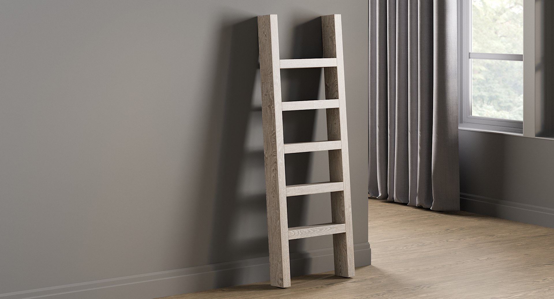 3D model realistic rack ladder bookcase https://p.turbosquid.com/ts-thumb/w0/QVySOE/PenyNkI2/_view01/jpg/1582040247/1920x1080/fit_q87/e7167139fd19da33cd9706c11cf81e5f287ef8f3/_view01.jpg