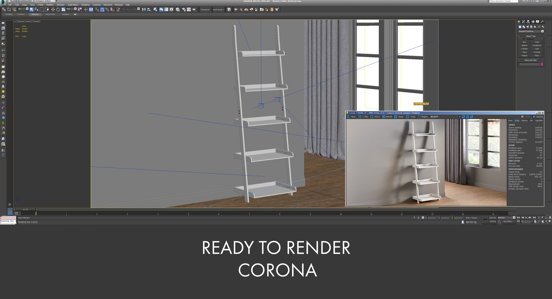 3D model realistic rack ladder bookcase https://p.turbosquid.com/ts-thumb/w0/QVySOE/WlqEc91k/viewport_corona/jpg/1582040432/1920x1080/fit_q87/9646ed04ce97c9a08b6f58adc1abee1afe845be2/viewport_corona.jpg