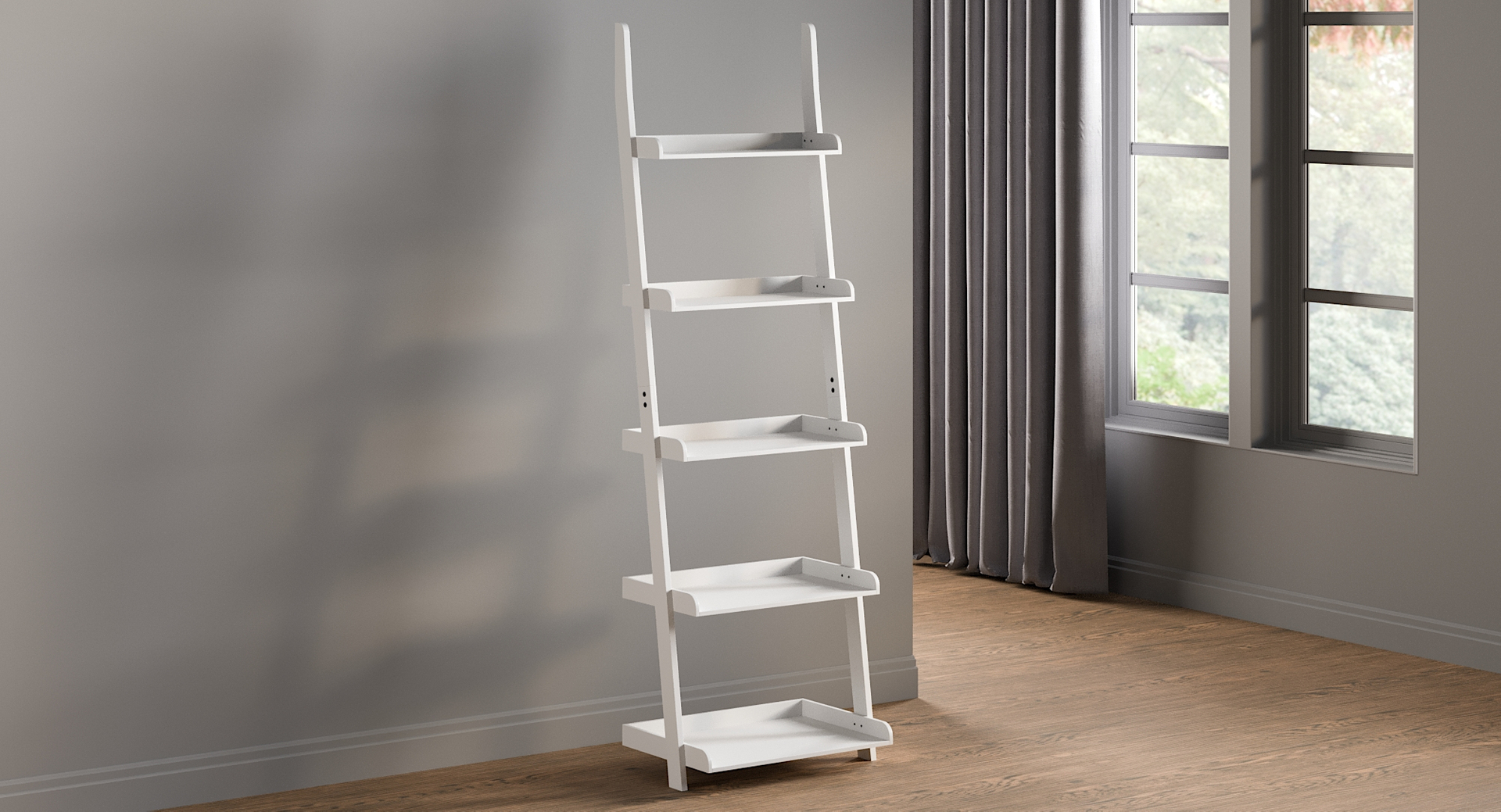 3D model realistic rack ladder bookcase https://p.turbosquid.com/ts-thumb/w0/QVySOE/ZQk4xpkn/0000/jpg/1582040176/1920x1080/turn_fit_q99/ed2efd5056c22646ff7968311ece4f64f3788779/0000-1.jpg