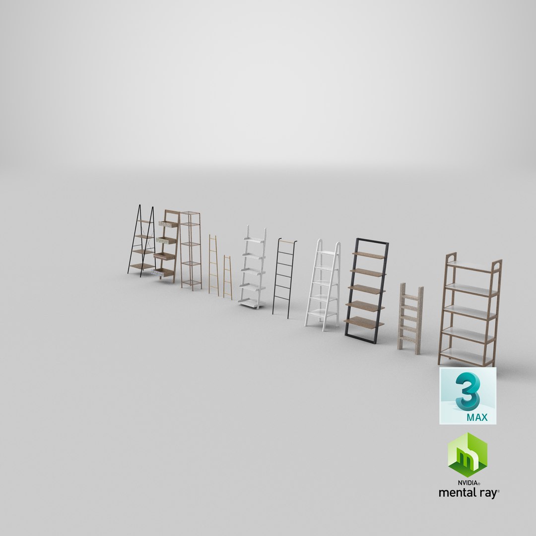 3D model realistic rack ladder bookcase https://p.turbosquid.com/ts-thumb/w0/QVySOE/hcdcgcXG/stemcell_max_mental_ray_render/png/1582271015/1920x1080/fit_q87/6ee80ac7a495fe84e0d9e2e5b0d0cb5ee20a9722/stemcell_max_mental_ray_render.jpg