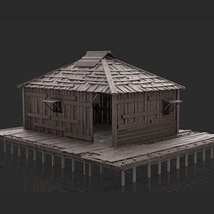 Fantasy Wooden House - Jungle Hut 1
