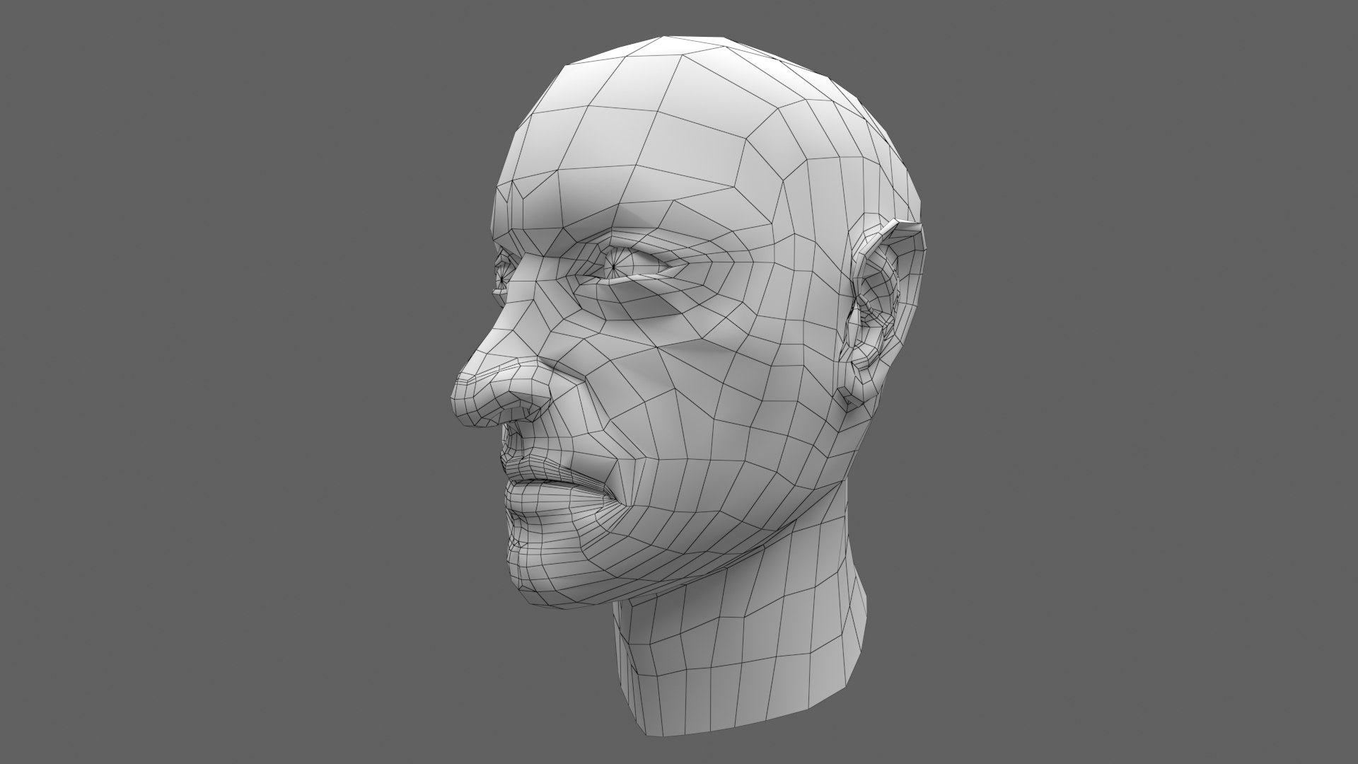 Face 1 3D Model - TurboSquid 1856634