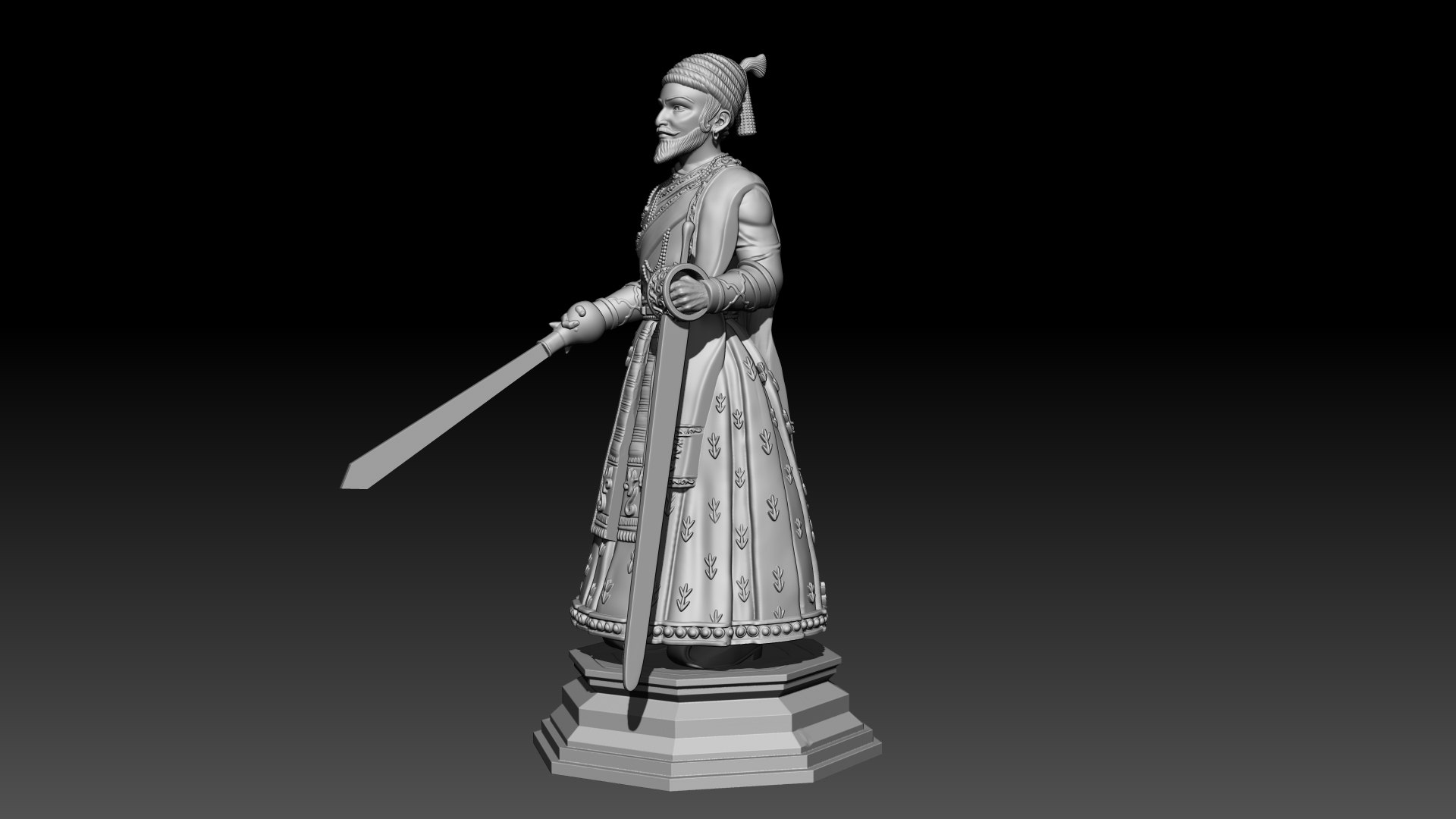 Chhatrapati Shivaji Maharaj 3d Model 3d Print Model 3d Model Turbosquid 2162449 3699