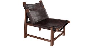 Primitive collections Winchester leather chair 3D model