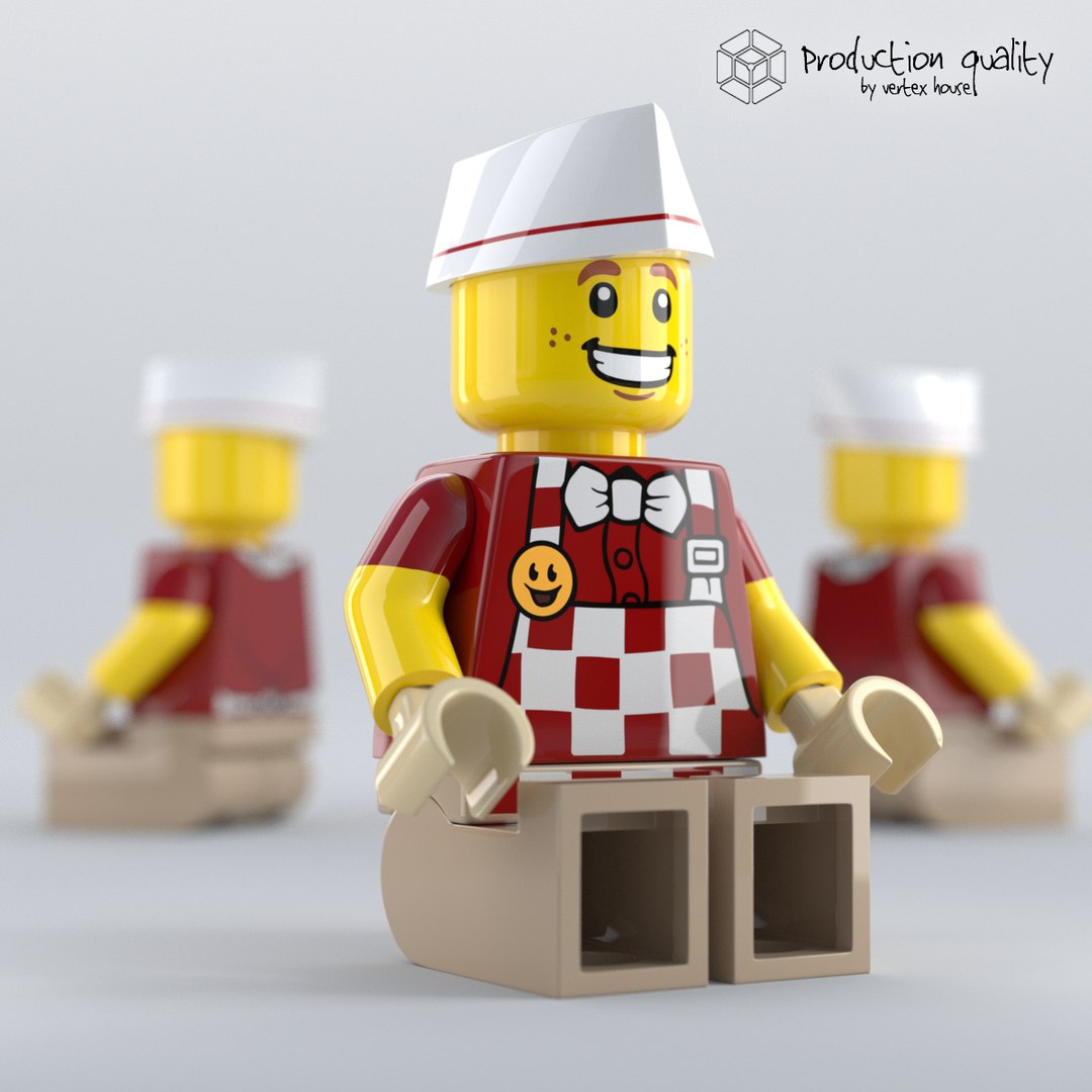 Lego Hot Dog Vendor 3D - TurboSquid 1156529